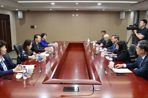 Đoàn đại biểu cấp cao TP Hà Nội hội kiến lãnh đạo Thành ủy Bắc Kinh