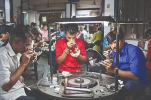 Công nhân ngành kim cương Ấn Độ