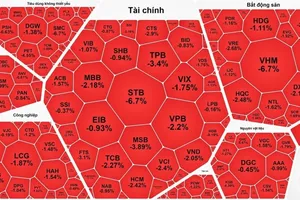 Chứng khoán lao dốc