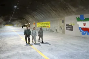 Một căn cứ không quân ngầm đầu tiên tại một địa điểm không được tiết lộ ở Iran. Ảnh:REUTERS