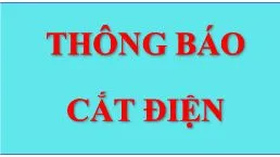 Thông báo gián đoạn cung cấp điện theo kế hoạch khu vực quận Gò Vấp