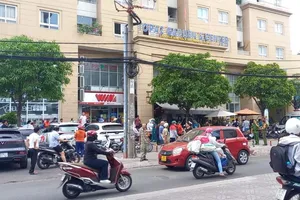 Công an phong tỏa hiện trường