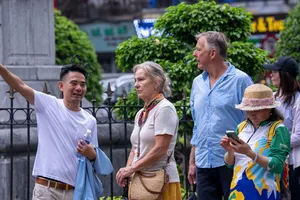 Khách quốc tế đến Việt Nam tiếp tục tăng nhanh. Ảnh: ĐỖ TRUNG