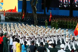 Tổng hợp luyện diễu binh, diễu hành tại TPHCM