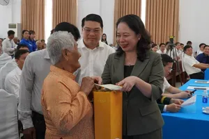 Phó Chủ tịch nước Võ Thị Ánh Xuân thăm, làm việc tại Kiên Giang