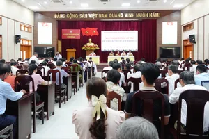 Buổi tiếp xúc cử tri trước kỳ họp thứ 9, Quốc hội khóa XV tại huyện Hòa Vang (TP Đà Nẵng). Ảnh: XUÂN QUỲNH