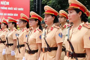 Những "bóng hồng" CSGT TPHCM tham gia bảo đảm an ninh trật tự và an toàn giao thông cho Đại lễ 30-4