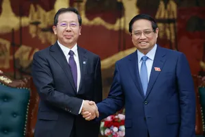 Thủ tướng Phạm Minh Chính tiếp ông Bành Cương Bình, Chủ tịch Hội đồng quản trị Tập đoàn Hoa Điện Trung Quốc