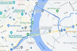 Cấm xe lưu thông qua đường hầm sông Sài Gòn