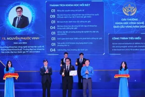 Giải thưởng khoa học Quả Cầu Vàng vinh danh những nhà khoa học trẻ. Ảnh: BTC