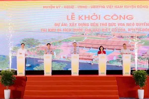 Tổng Bí thư Tô Lâm dự Lễ khởi công xây Đền thờ đức Vua Ngô Quyền