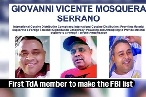 Giovanni Vicente Mosquera Serrano bị đưa vào danh sách 10 kẻ đào tẩu bị truy nã gắt gao nhất của FBI. Ảnh do FBI cung cấp