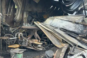 Cháy lớn tại kho phế liệu trong Khu công nghiệp Tân Phú Trung