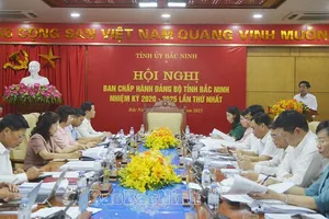 Hội nghị Ban Chấp hành Đảng bộ tỉnh Bắc Ninh, nhiệm kỳ 2020-2025 lần thứ nhất