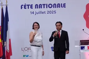 Kỷ niệm Quốc khánh Cộng hòa Pháp tại TPHCM