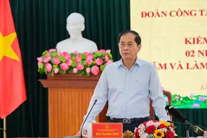 Phó Thủ tướng Bùi Thanh Sơn làm việc với tỉnh Khánh Hòa về dự án điện hạt nhân