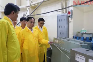 Phó Thủ tướng Bùi Thanh Sơn làm việc với Viện Nghiên cứu hạt nhân
