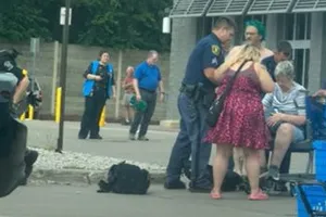 Hiện trường vụ đâm dao ở Michigan. Ảnh: ICKEDMEL