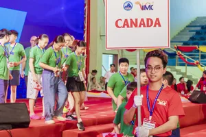 Các thí sinh đến từ Canada. Ảnh: XUÂN QUỲNH