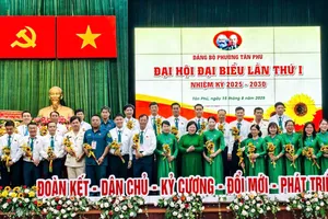 Phường Tân Phú thực hiện 5 đột phá, 27 chỉ tiêu trong nhiệm kỳ mới 