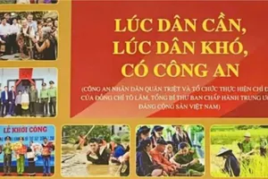 Nhiều hoạt động tôn vinh hình ảnh chiến sĩ CAND
