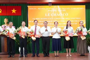 Phường Tân Mỹ biểu dương 38 cá nhân sáng tạo, chủ động phục vụ dân