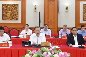 Tổng Bí thư Tô Lâm chủ trì cuộc làm việc