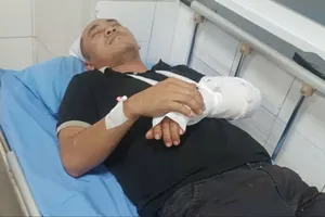 Ông Phạm Thế Mỹ bị nhóm đối tượng đánh phải nhập viện