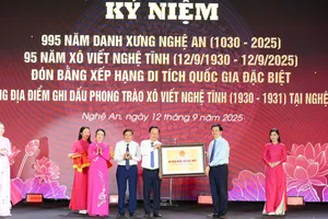 Kỷ niệm 995 năm danh xưng Nghệ An, 95 năm phong trào Xô Viết - Nghệ Tĩnh 