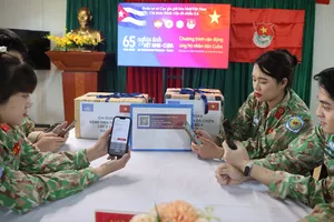 Chi đoàn BVDC 2.6 đã tổ chức quyên góp trực tuyến bằng hình thức quét mã QR