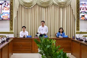 Đồng chí Nguyễn Mạnh Cường phát biểu kết luận hội nghị, chiều 19-9