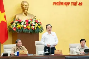 Chủ tịch Quốc hội Trần Thanh Mẫn phát biểu khai mạc phiên họp thứ 49, sáng 5-9