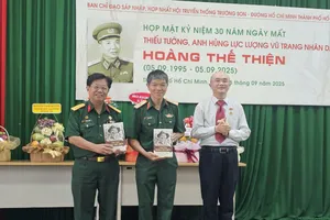 Tri ân Thiếu tướng, Anh hùng Lực lượng Vũ trang nhân dân Hoàng Thế Thiện