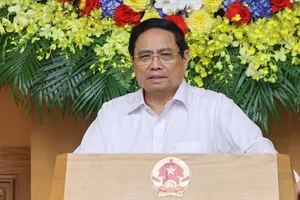 Thủ tướng Phạm Minh Chính chủ trì cuộc họp của Thường trực Chính phủ trực tuyến với các địa phương về công tác khắc phục hậu quả cơn bão số 10 và mưa lũ sau bão