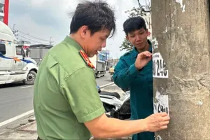  Công an các địa phương ra quân xóa quảng cáo tín dụng đen 