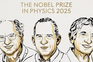 Ba nhà vật lý người Mỹ gồm John Clarke, Michel H. Devoret và John M. Martinis là chủ nhân Giải Nobel Vật lý 2025. Ảnh: jagranjosh.com