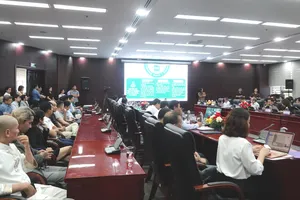 Diễn đàn quy tụ nhiều tổ chức như Tether, Ngân hàng TMCP Quân Đội (MB), Trung tâm Nghiên cứu và ứng dụng công nghệ thế hệ mới... Ảnh: XUÂN QUỲNH