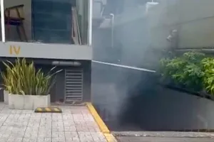 Cháy trong hầm giữ xe tòa nhà 11 tầng ở TPHCM