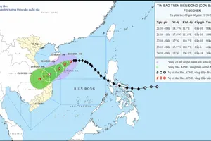 Hôm nay 21-10, bão số 12 chuyển hướng