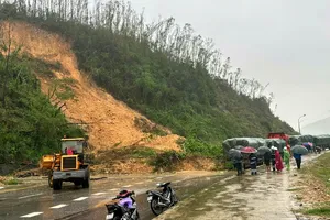 Các tỉnh từ Thanh Hóa đến Hà Tĩnh tiếp tục có mưa, nguy cơ lũ quét, sạt lở đất. Ảnh: SGGPO