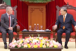 Tổng Bí thư Tô Lâm hội kiến Quốc vương Jordan