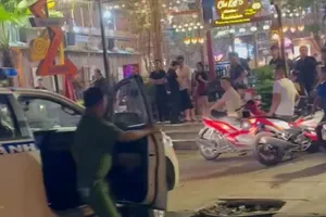 Xử lý vụ xô xát gây náo loạn trên đường Man Thiện