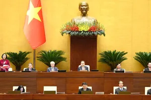 Phiên họp Quốc hội sáng 20-11. Ảnh: VIẾT CHUNG