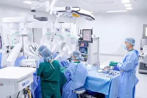 Một ca mổ với robot Da Vinci Xi tại Bệnh viện Đa khoa Tâm Anh