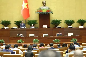 Phiên họp Quốc hội ngày 8-12. Ảnh: QUANG PHÚC