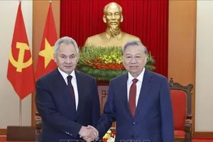 Tổng Bí thư Tô Lâm tiếp Thư ký Hội đồng An ninh Liên bang Nga