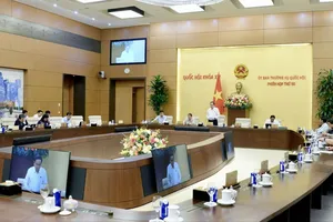 Quang cảnh một phiên họp của UBTVQH. Ảnh minh họa 