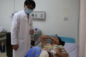 Bệnh nhân nhập viện điều trị tại Bệnh viện Đa khoa Bà Rịa