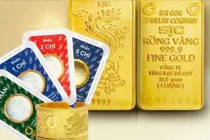 Giá vàng nhẫn 9999 và vàng miếng SJC đều tăng