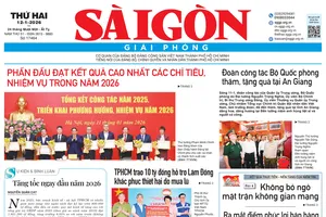 Báo Sài Gòn Giải Phóng ngày 12/1/2026